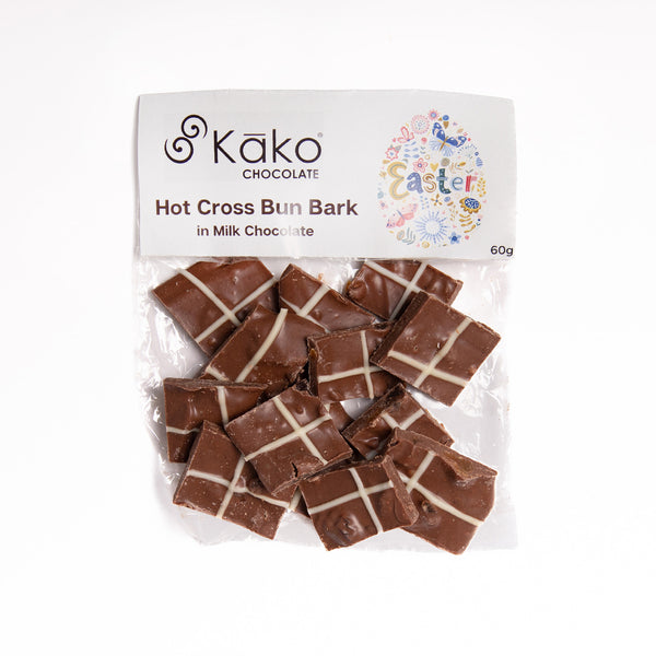 Hot Cross Bun Milk Chocolate Bark